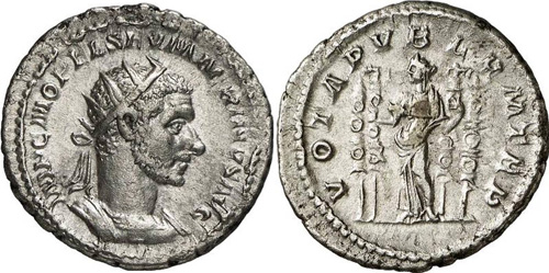 macrinus roman coin antoninianus